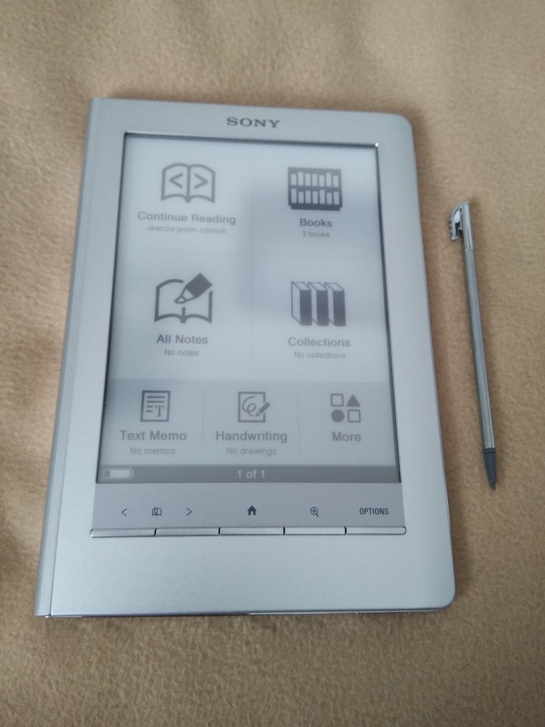 !EBOOK! EINK! SONY PRS-600 !DOTYK! TANIO!OPIS