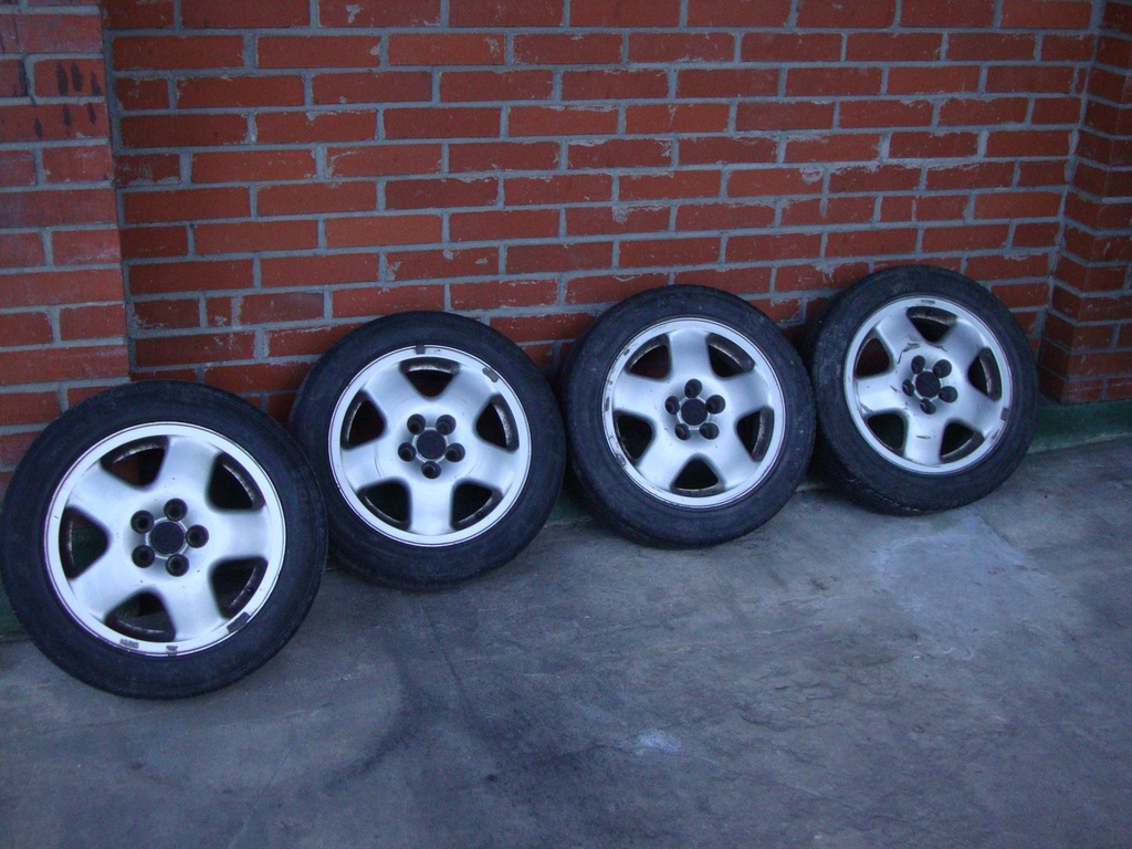ORYGINALNE ALUFELGI VW 4szt GOLF 3 GTI VR6 +opony