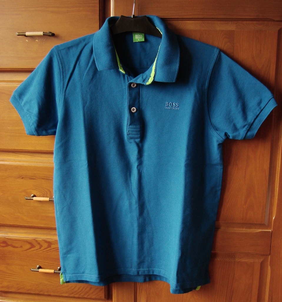 Koszulka polo Hugo Boss, niebieska, L