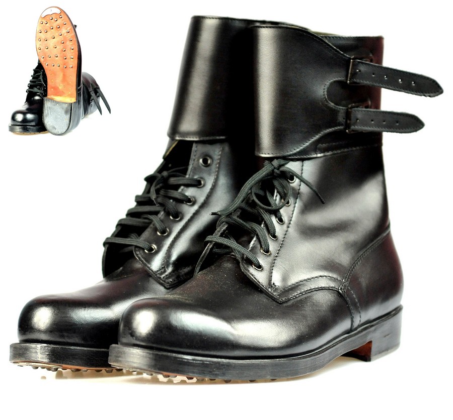 Buty Wojskowe Opinacze Czarne Podkute NOWE 30
