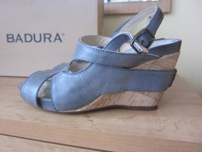 sandały, Badura, szare, rozmiar 38