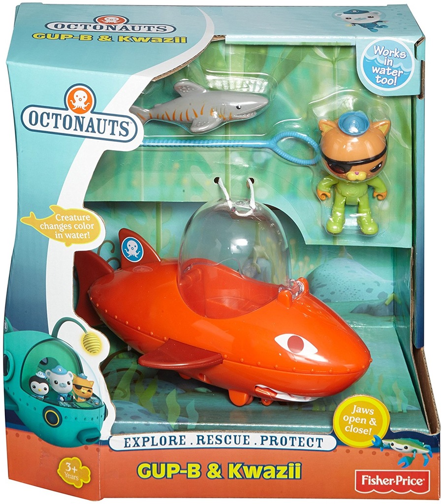 OCTONAUTS / Oktonauci POJAZD GUP B FIGURKA KWAZII - 7339891930 ...