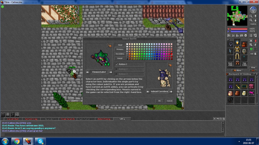Hexera.net 256 Ed 100 mlvl (outfits,mounts) TANIO!