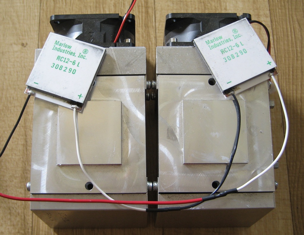 2x ogniwo Peltiera Marlow  RC12-6L + chłodzenia