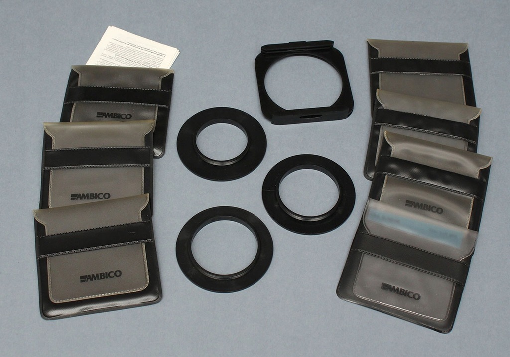 zestaw 7 filtrów z uchwytem AMBICO - Made in USA