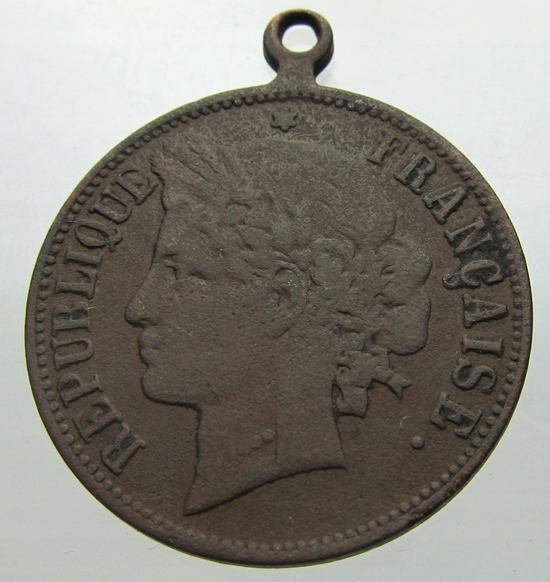 Francja Medal Republique Francaise 1900 r.