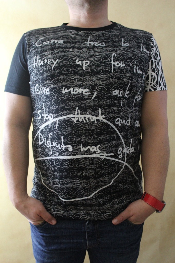 DESIGUAL męska bluzka koszulka t-shirt L hit