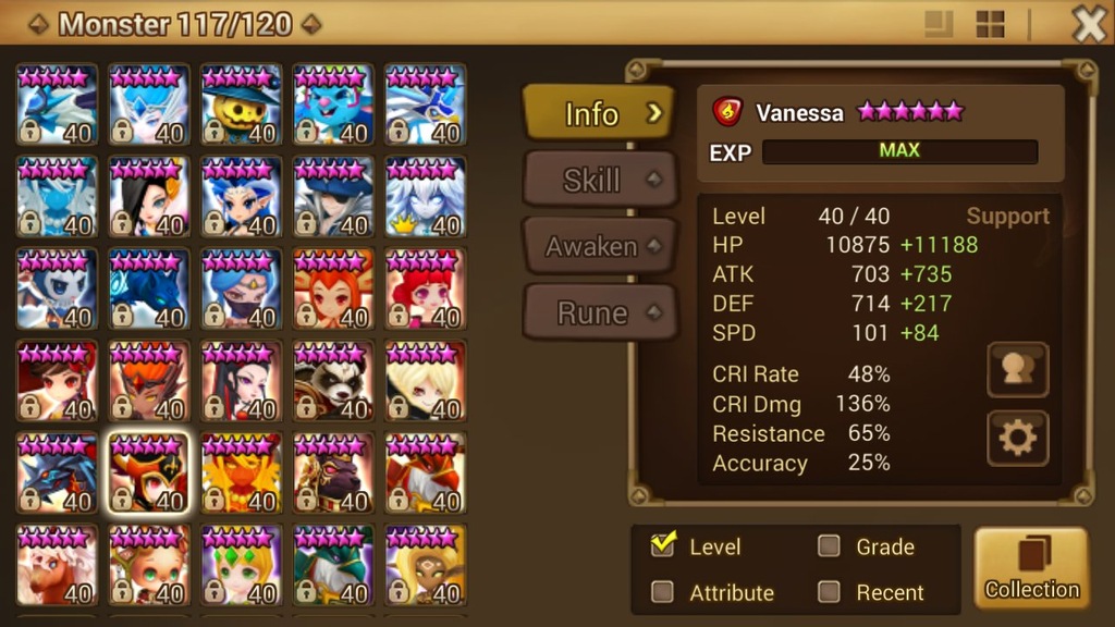 Summoners War Account (Europe) 25xNat5 (Seara)