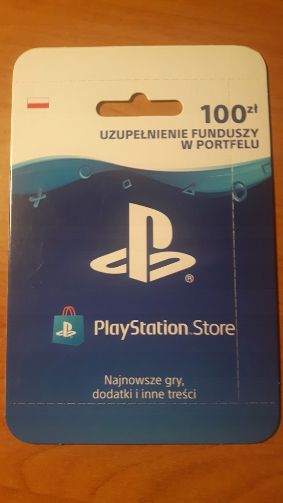 Doładowanie.Playstation Network 100zł