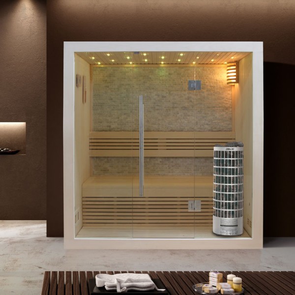 EO-SPA sauna E1103C Topola 120x105 cm 6,8kW HARVIA