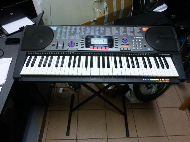 その他 CASIO CTK-620L Keyboard CASIO CTK 620L klawiatura dynami podświet