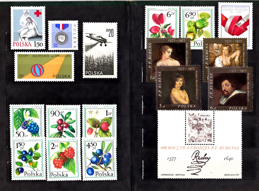 Rocznik 1977 - podstawowy -znaczki
