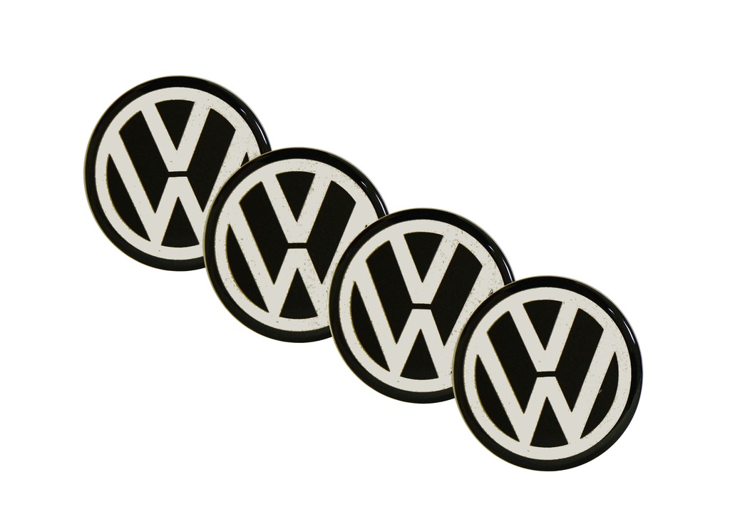 EMBLEMAT NAKLEJKI NA KOŁPAKI FELGI 55MM VOLKSWAGEN