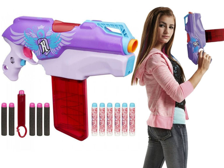 Hasbro NERF REBELLE Pistolet WYRZUTNIA Rapid Red