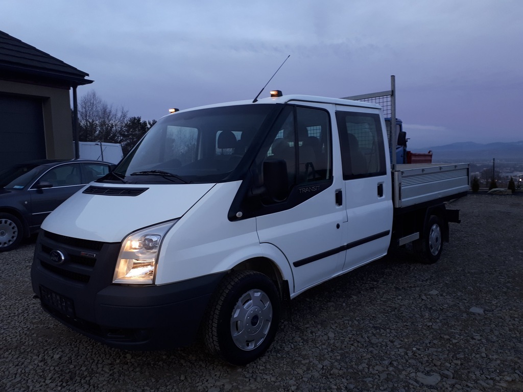FORD TRANSIT DOKA DUBEL KABINA SKRZYNIA 51Tkm 2010