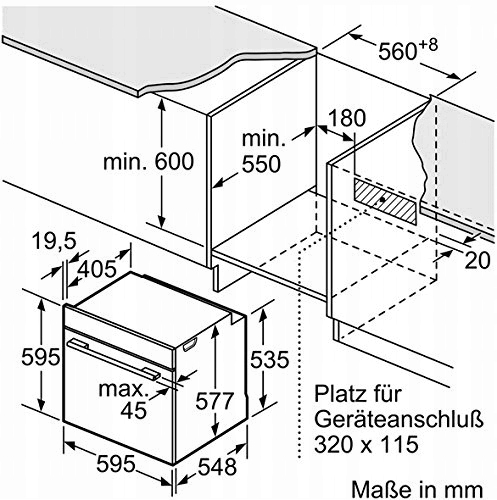 Духовой шкаф bosch hng6764b6