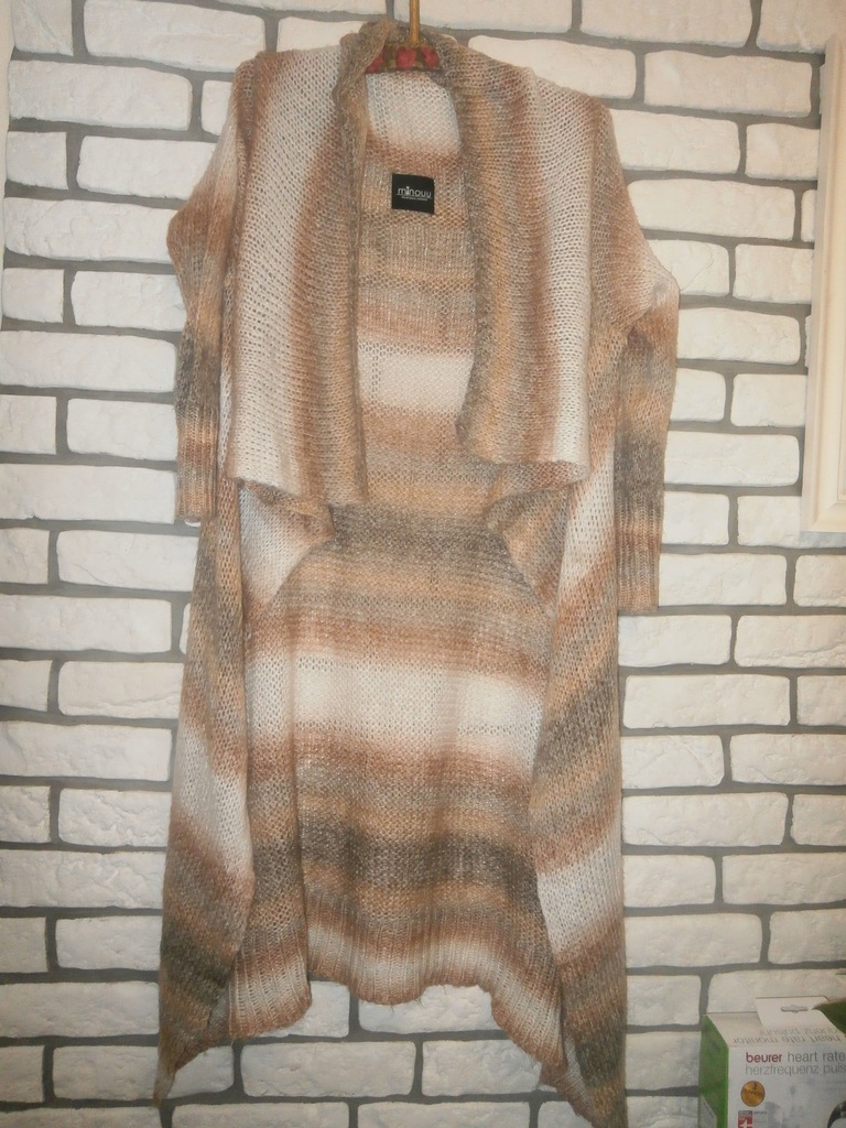 MINOUU długi sweter kardigan ON SIZE