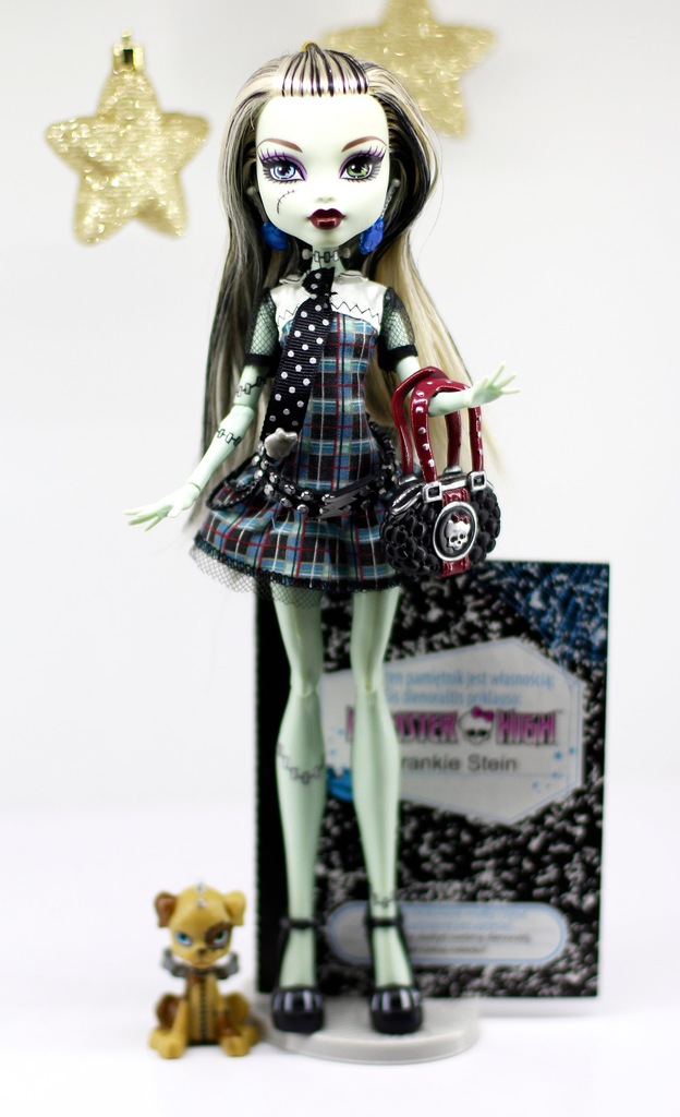 Monster High Frankie Stain Basic 1 seria UNIKAT