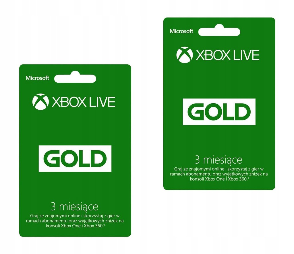 Abonament Xbox Live Gold 3 miesiące + 3 msc GRATIS