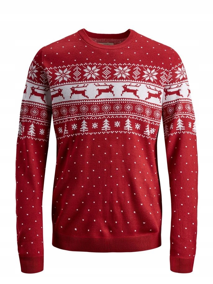 Jack&Jones sweter świąteczny 12146971-SCA. XXL