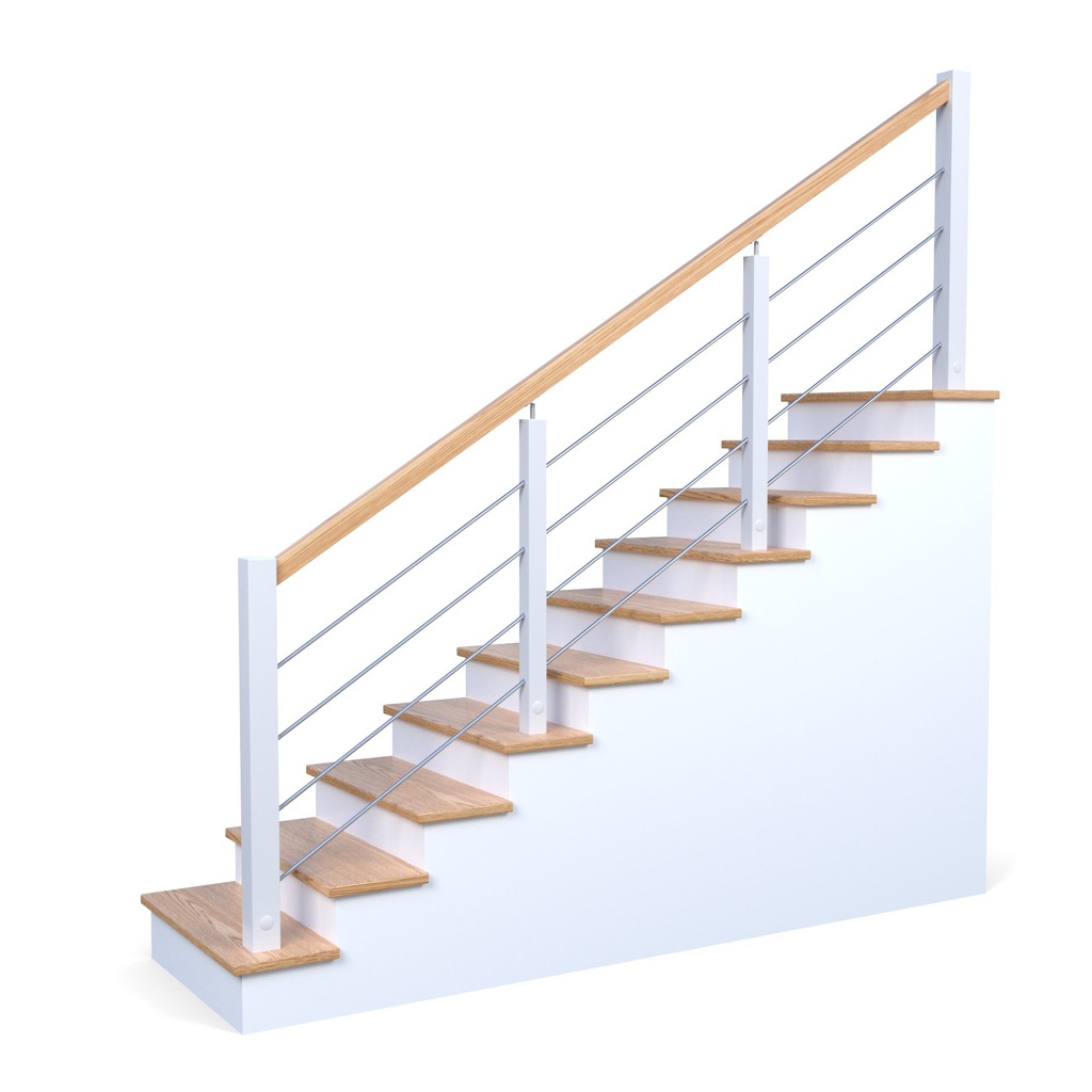 Balustrada barierka drewniana skandynawska 3,0m
