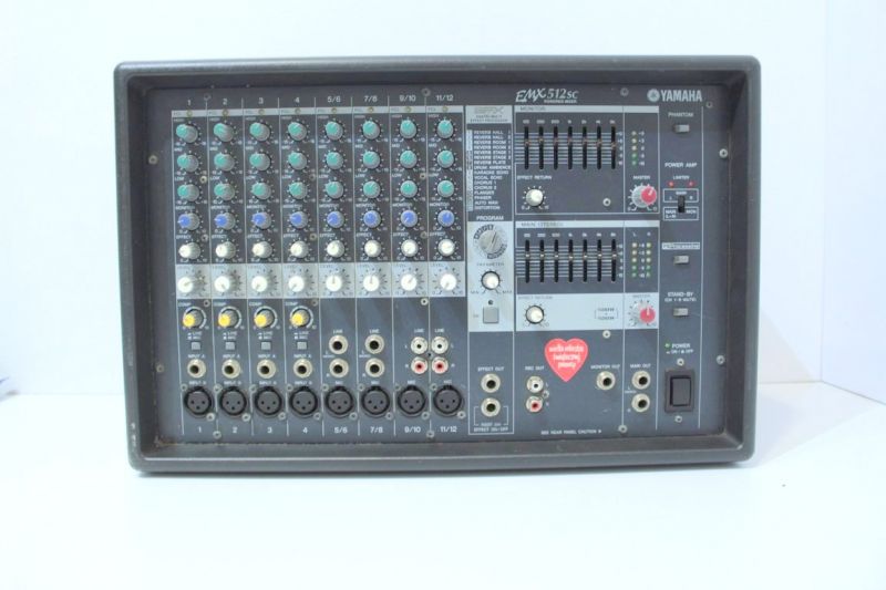 POWERMIKSER YAMAHA EMX 512 SC 2X500W RMS 7406220368 oficjalne