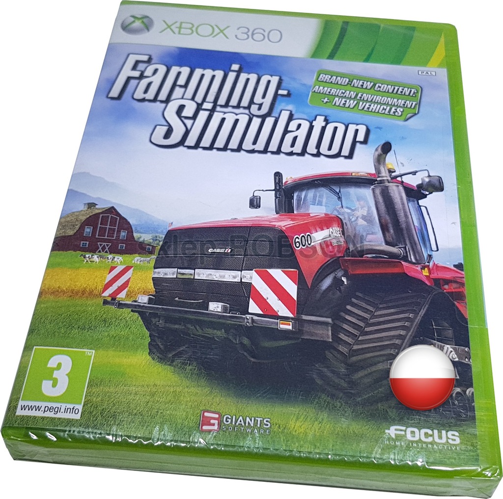 FARMING SIMULATOR 2013 XBOX 360 NOWA X360 PL - 7284049035 - oficjalne ...