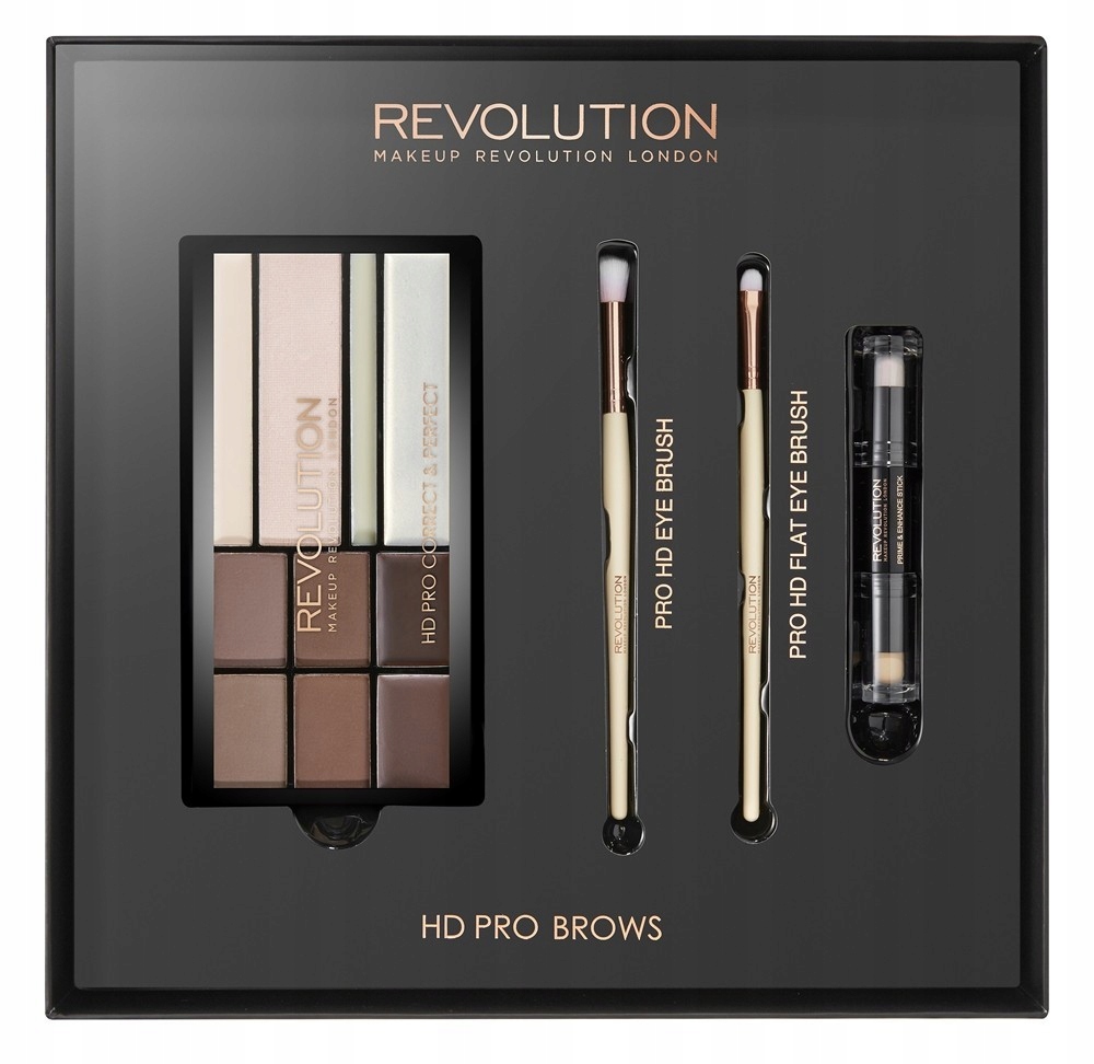 Makeup Revolution HD Pro Brows zestaw do makijażu