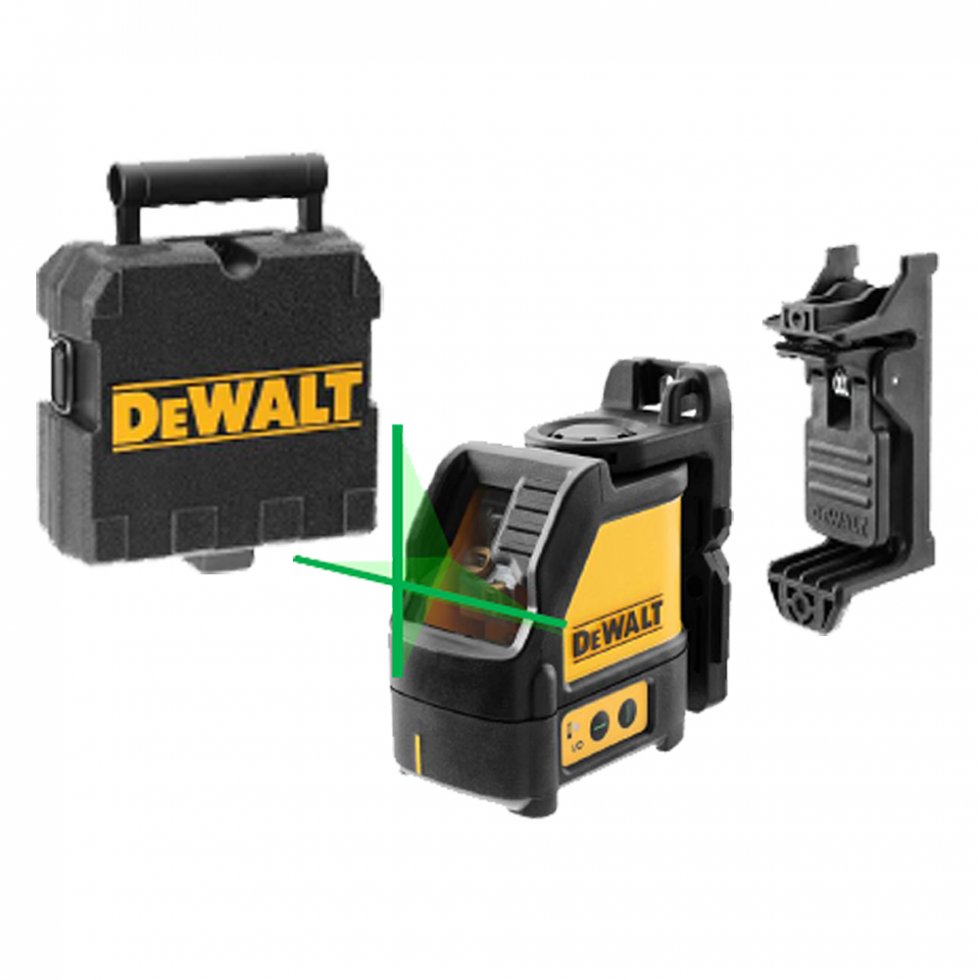 Poziomica laserowa DeWalt DW088CG laser krzyżowy