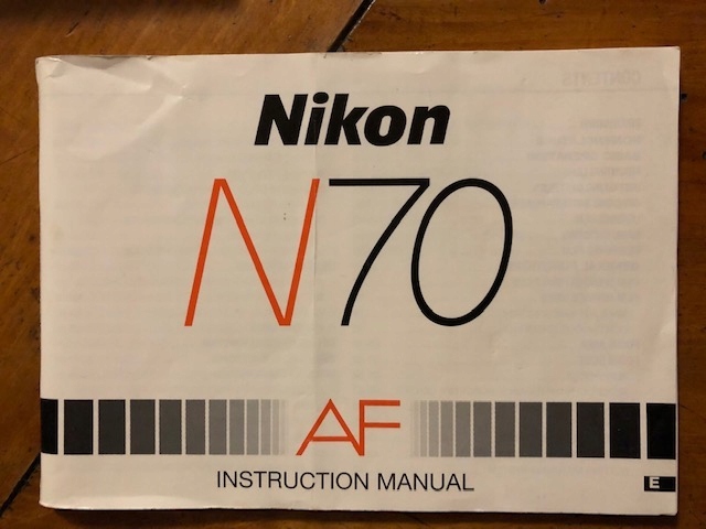 Instrukcja obsługi do aparatu Nikon N70