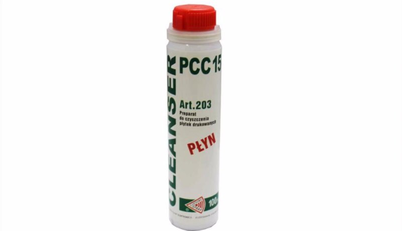 CLEANSER PCC15 płyn 100ml czyści BGA PCB z topnika