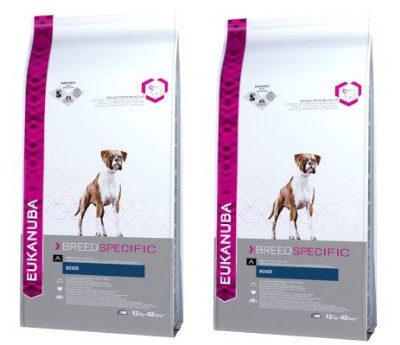 EUKANUBA BOXER ADULT BREED SPECIFIC 12KG x2/24KG