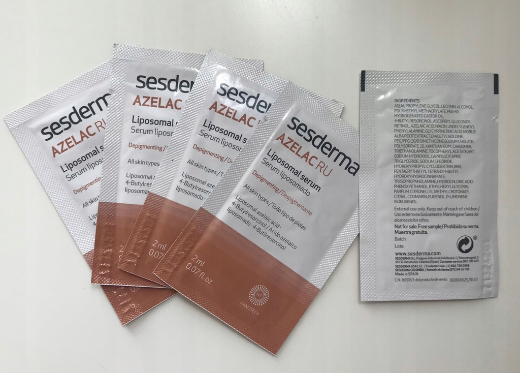 SESDERMA AZELAC RU serum PRÓBKI 5x2ml