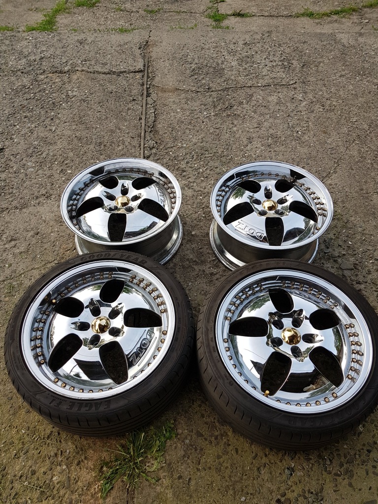 Komplet alufelg Dotz Las Vegas 18 5x120 BMW Chrom