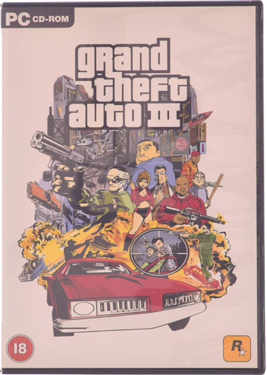 GRAND THEFT AUTO III GTA 3 | PLAKAT / MAPA | ENG
