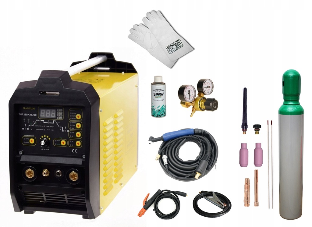 Spawarka TIG inwertorowa AC DC Magnum THF 235G MMA