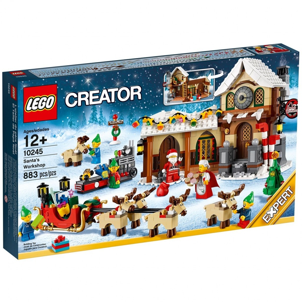 LEGO 10245 Warsztat Świętego Mikołaja NA PREZENT 7205269505 oficjalne archiwum Allegro