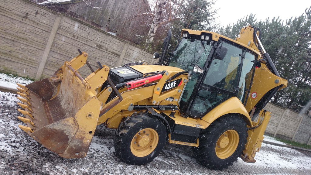 CAT 428F Premier - 2014 r.- cena 223.000 +vat jcb