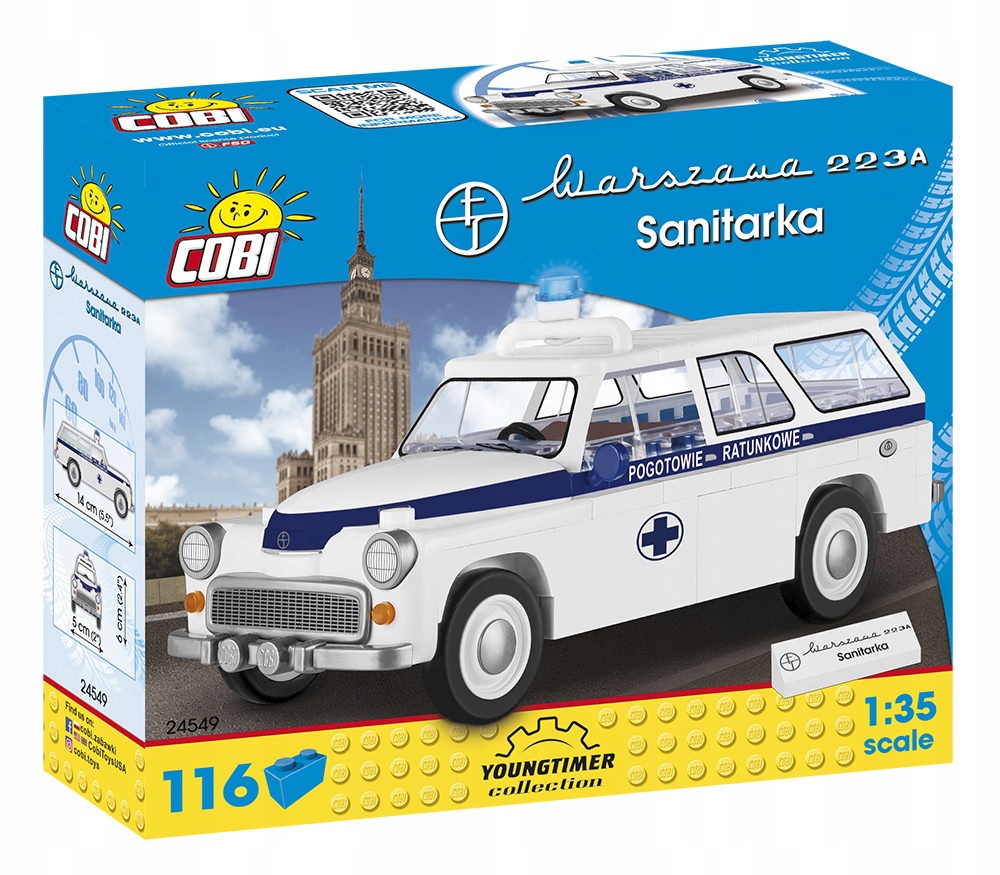 COBI AUTA PRL-U WARSZAWA SANITARKA 24549