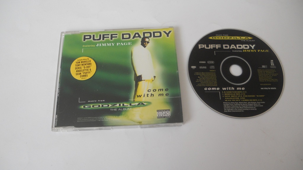 PUFF DADDY/JIMMY PAGE, come with me, GODZILLA