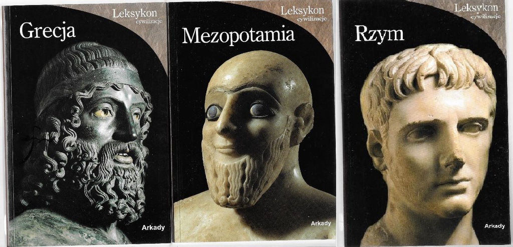 3x LEKSYKON CYWILIZACJE Mezopotamia Grecja Rzym