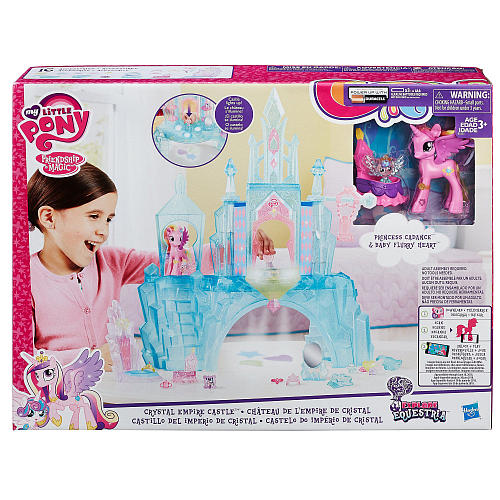 My Little Pony Kryształowe Królestwo Część 1 MY LITTLE PONY KRYSZTAŁOWE KRÓLESTWO ZAMEK CADENCE - 7245820729