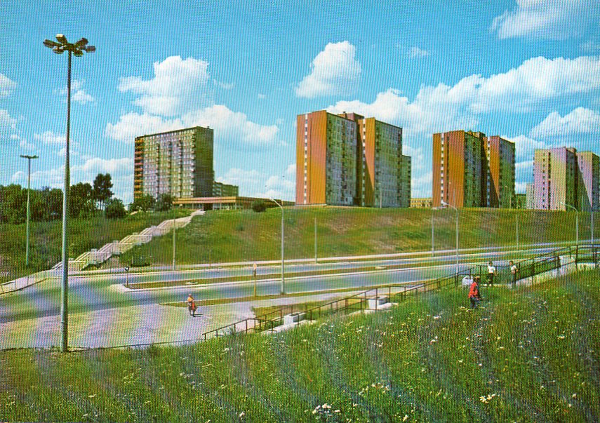 Lublin Osiedle Czechów Pocztówka