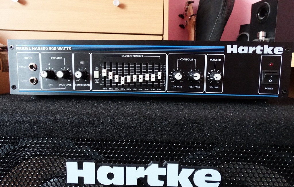 wzmacniacz basowy Hartke HA-5500