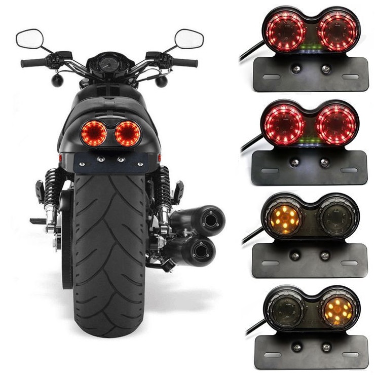 LAMPA TYŁ KIERUNKI LED CHOPPER BOBBER HARLEY DRAG