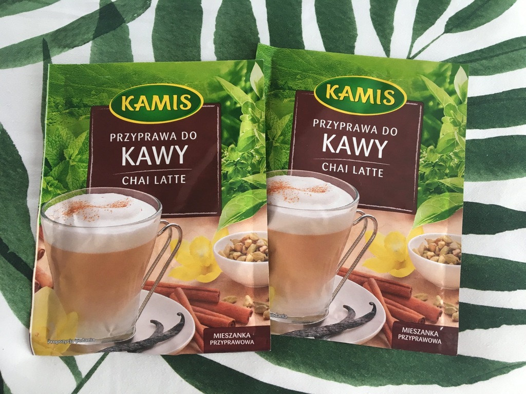 KAMIS PRZYPRAWA DO KAWY CHAI LATTE ZESTAW 2x20g