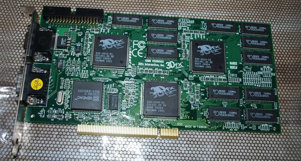 karta dopalacz 3dfx VOODOO 2 12mb okazja unikat