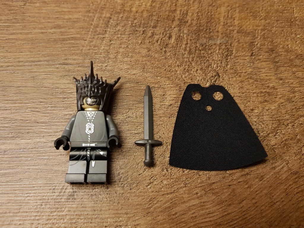 LEGO lord the rings SAURON usta saurona koń miecz