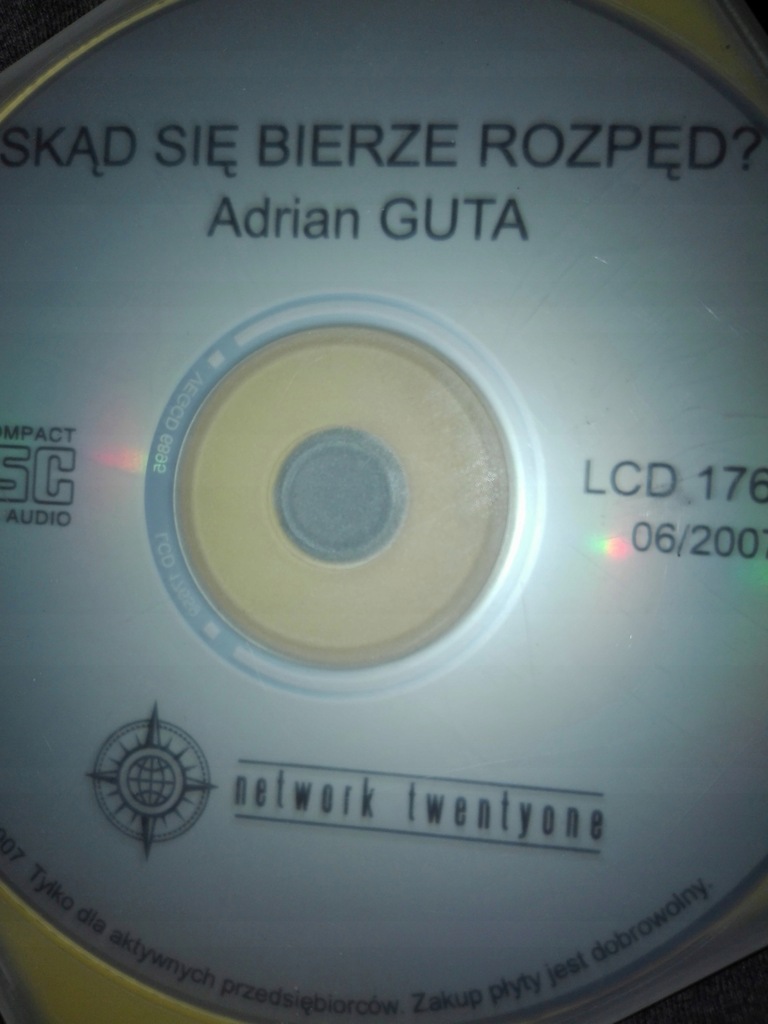ADRIAN GUTA CD motywacja Amway MLM N