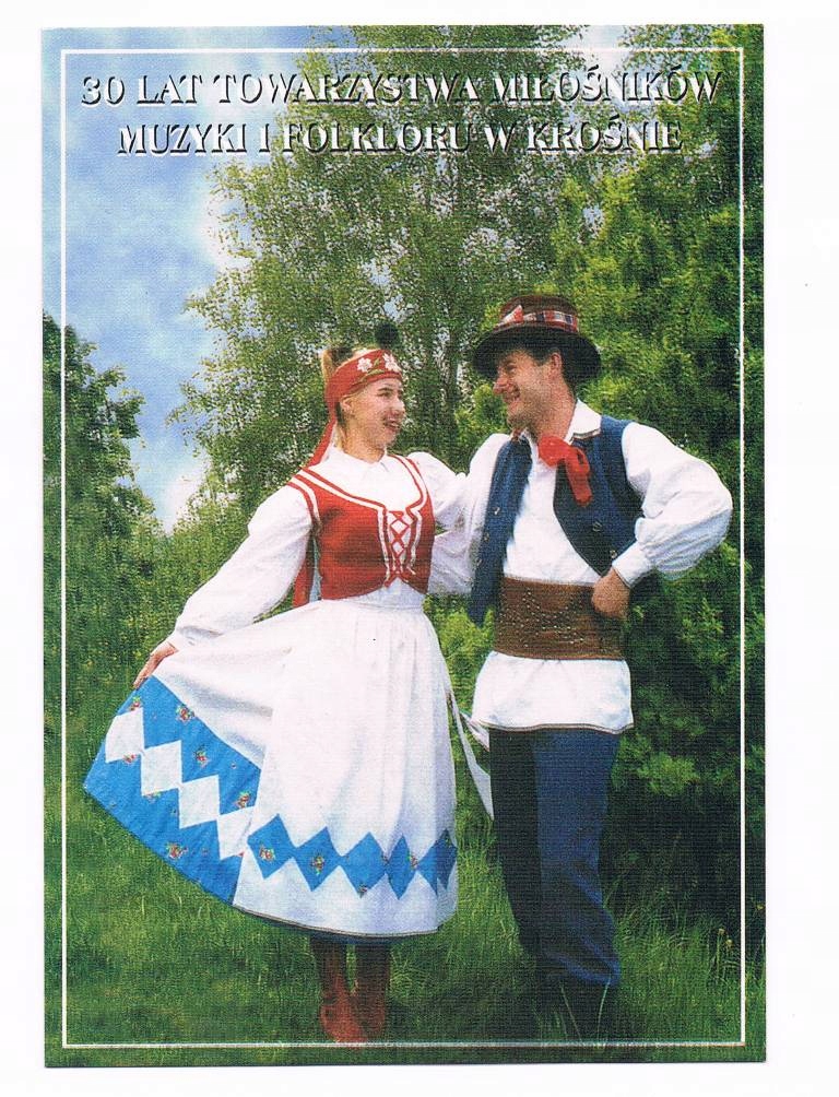 KROSNO 30 lat Tow.Miłośn.Muzyki Strój ludowy TYPY